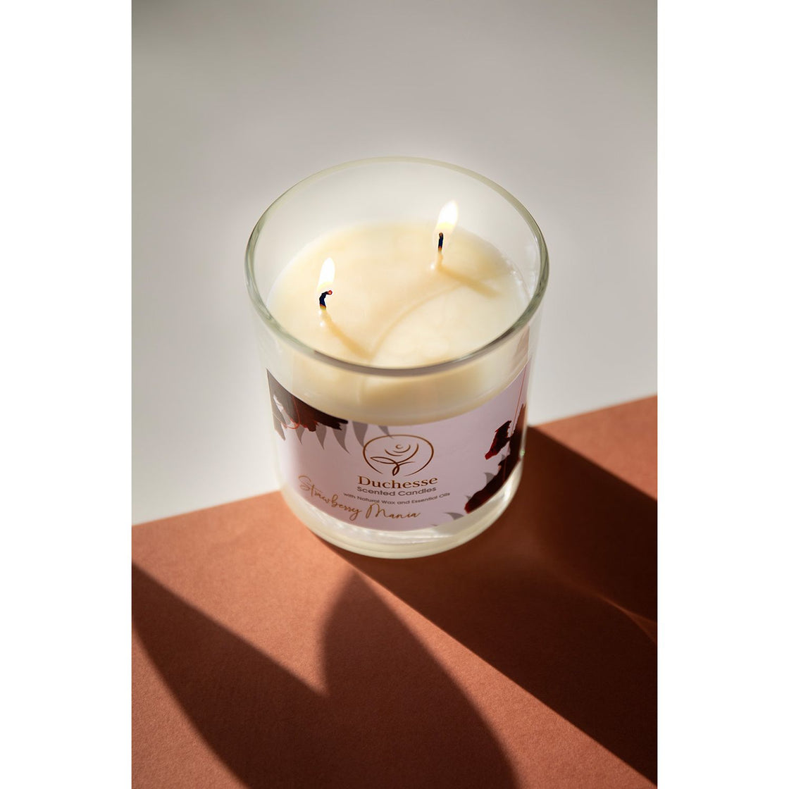 Candle jar natural wax